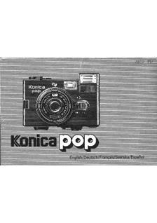 Konica Pop manual. Camera Instructions.